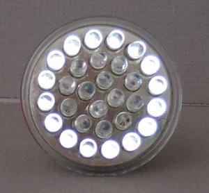 white LEDs illuminated
