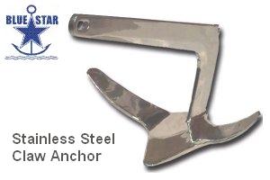 Blue Star SS Claw Anchors