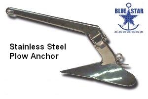 Blue Star SS Plow Anchors